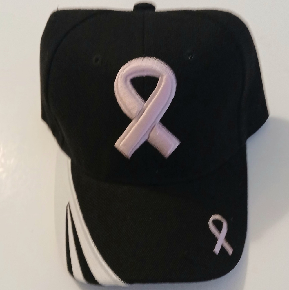 Breast Cancer Awareness Hat (Black) - Picture 1 of 2